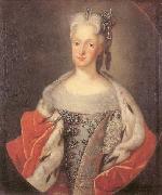 Louis de Silvestre Portrait of Maria Josepha of Austria oil on canvas